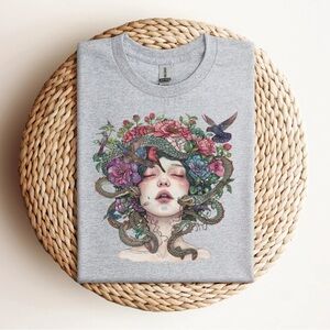 Medusa In Bloom T-Shirt